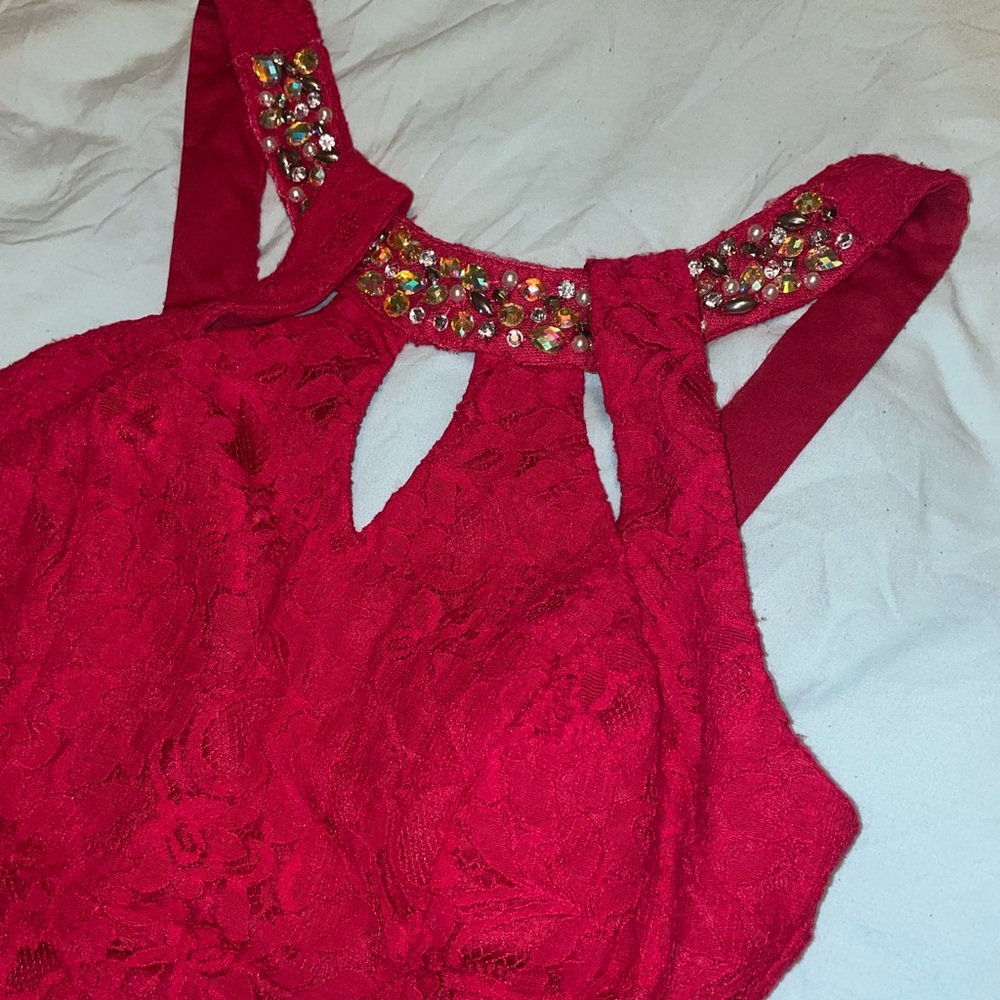 NWT Red Lace Dress
